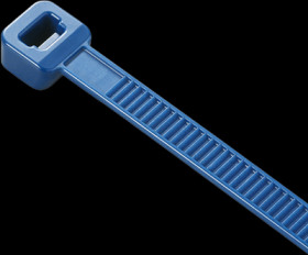 Cable tie, PA, (L x W) 250 x 4.8 mm, bundle-Ø 68 mm, blue, 85 °C, BYB-5-12H0994