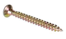 Wkręty hartowane do drewna z łbem stożkowym z pełnym gwintem PZ2 4,0x20 5KG 1000szt