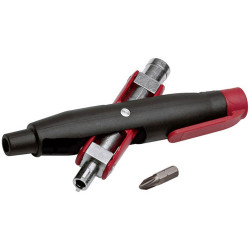 NWS 2005-4-SB Enclosure Key Zinc Die-Cast Plastic Black/Red 1 Piece