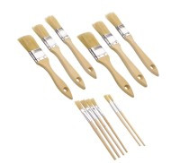 UM262.88MD Zestaw pędzli mieszanych uniwersalnych - różne wielkości - 12 sztuk (10 płaskich, 2 okrągłe) - Befaszczot