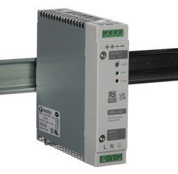 Zasilacz szyny DIN U wy 24V dc I wy 3A U we 230V ac RS PRO 70W impulsowy