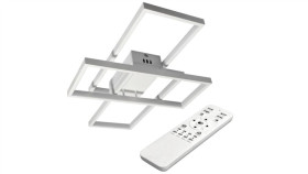 Lampa Sufitowa Żyrandol Led Lvt 72W Cct Galaxis Orion Biały + Pilot Sterujący