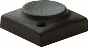 Push button, with LED window, pitch 16 mm, (L x W x H) 15.5 x 15.5 x 6.8 mm, anthracite, for single pushbutton, 829.000.011