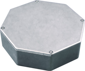 Obudowa Aluminium odlewane szerokość zew. 127 mm długość zew. 133 mm wys. zew. 40 mm Hammond IP65