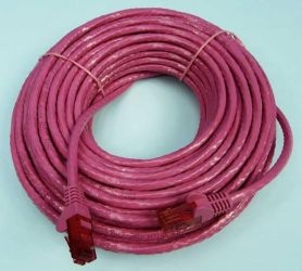 U/UTP 6e 20,0mb RÓŻOWY CCA PATCHCORD