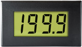 Woltomierz cyfrowy DC LCD Lascar ±1 % 3.5-cyfr