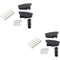 Shiverpeaks BS72020-SET2 BASIC-S TAE N Plug Kit 2 pieces Black Unassembled