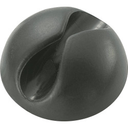 TruComponents 41016 Cable mount Self-adhesive &#xD8;9mm Blk 1pcs