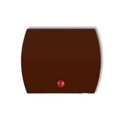 Klawisz z oczkiem do łączników serii TREND i LOGO brązowy 4KZO