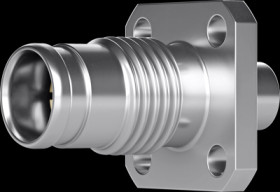 1.5/3.5 flange socket 50 Ω, G10 (UT-141), solder/solder, straight, 100025559
