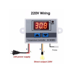 moduł termostat cyfrowy -50 do +110st.C 230VAC