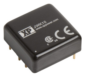 Przetwornica DC-DC, 10W, Uwe 18 → 75 V DC, Uwy 15V dc, Iwy 663mA, XP Power