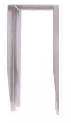 Daszek do małych ramek pojedynczych podtynkowych CDN, stal kwasoodporna CDN-D-S