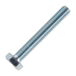 Sealey SS1070 HT Setscrew M10 x 70mm 8.8 Zinc DIN 933 Pack of 25