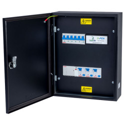 matt:e EVU-3-32-R 3PH 32A Type A RCBO Connection Unit for 3x 1PH 32A EVC