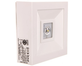 Oprawa awaryjna LOVATO N LED 3W (opt. otwarta) 3h jednozadaniowa biała LVNO/3W/C/3/SE/X/WHLVNO/3W/C/3/SE/X/WH