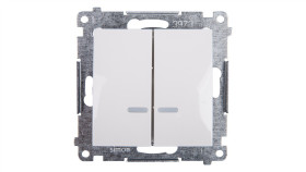 Simon 54 Łącznik Bryzgoszczelny Świecznikowy Ip44 Z Podświetleniem,...