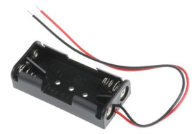 Uchwyt do baterii, x 2, montaż w obudowie