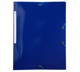 Koperta na dokumenty, rozmiar: A4, Granatowy, PP