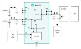 Compact 6A Smart Power Path Selector