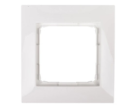 Simon 54 Premium Ramka pojedyncza biała /do karton-gips/ DRK1/11