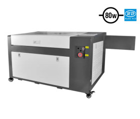 Ploter laserowy grawerka laser CO2 6040 60x40cm 80W Ruida EFR