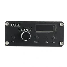 uSDX 80m/40m/20/17m/15m/10m 6 pasmowy, przenośny Transceiver HF SDR USDR