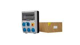 Rozdzielnica Budowlana Z Rozłącznikiem Dv-S/Fi 5X230v Schuko Doktorvolt 1974