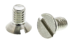 Śruby maszynowe M3.5 łeb z łbem stożkowym Mosiądz długość 6.0mm skok 0.60mm