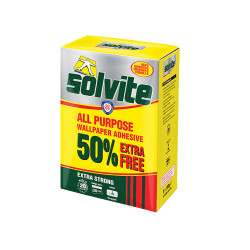 Solvite 1882382 All Purpose Wallpaper Paste Sachet 20 Roll &#x2B; 50% Free
