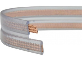 Przewód głośnikowy płaski TPLYp 2x2,5 CU OFC miedź beztlenowa Technokabel /100m/