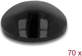 18308 Rubber feet round self-adhesive 8 x 3 mm 70 pieces black