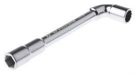 Zestaw kluczy nastawnych dwustronnych rurowych, mat. łopatki: Stal chromowo-wanadowa, dł. całkowita: 129 mm, końcówka: