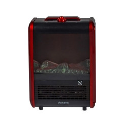 Kominek elektryczny 850W/ 1500W czerwono-czarny VO0442