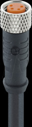 0800 04 301 2M sensor Cable, M8, 4 pin, female &gt; open wire, 2 m