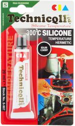 Silikon wysokotemperaturowy 20ml czarny