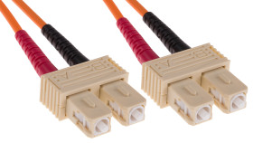 Kabel światłowodowy długość: 2m Z zakończeniem złącze B<B>: SC złącze A: SC średnica: 50/125μm Wielomodowy