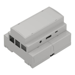 IOT.ZD1006 Pi3J ABS V0 - Obudowa modułowa na szynę iot.ZD1006 pi3 jasna ABS V0