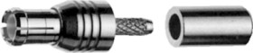 MCX plug 50 Ω, RD-316, crimp/crimp, straight, 100024979