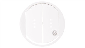 Celiane Klawisz Podwójny Antybakteryjny Z Podświetleniem Biały 067743