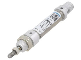 Siłownik okrągły Śr.tłoka: 16mm Skok tłoka: 25mm 1÷10bar FDNM016.0025