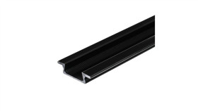 Profil Led Minilux Wpust 1M Czarny Meblowy Wpuszczany Do Frezu