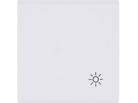 LUMINA Klawisz z symbolem "światło" biały WL6020 HAGER