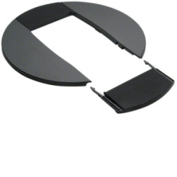 Rozeta kolumny dwustronnej DA200-80 RAL9011 DAC2809011