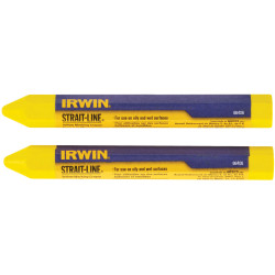 IRWIN&#xAE; STRAIT-LINE&#xAE; T666062 Crayon Yellow (Card 2)