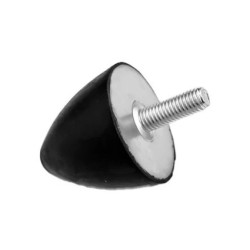 Mocowanie wkręcane, M16, Ø 100mm, materiał: Guma 60Shore A, RS PRO