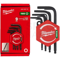 Zestaw kluczy imbusowych MINI Torx T8-T40 9szt. MILWAUKEE