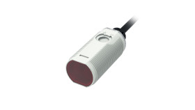 Czujniki fotoelektryczne tłumienie tła cylindryczny RS PRO PNP NONC zakres 0,1 m Światło czerwone