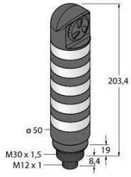 Kolumna sygnalizacyjna Turck TL50CWBGYRALSQ 3091355 1 szt.