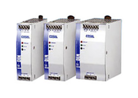 Zasilacz szyny DIN U wy 24V dc I wy 3.8A U we 85 → 264V ac Cosel 90W -20 → +70°C impulsowy